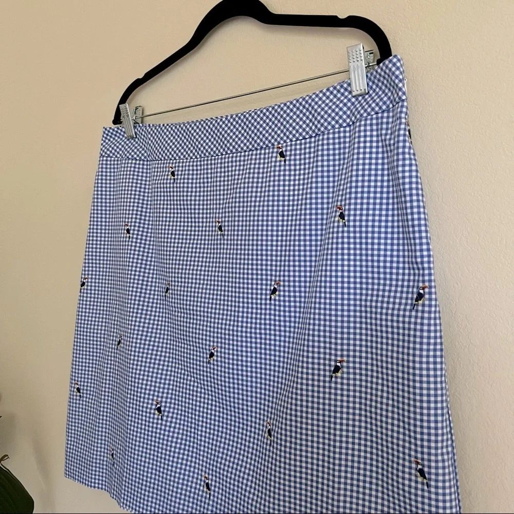 Talbots gingham cotton